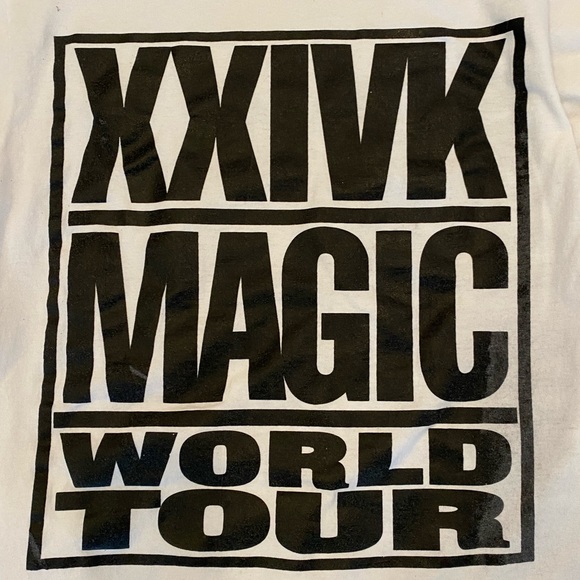 Bruno Mars Magic World Concert Tour White Long Sleeve Tee Shirt / - Picture 7 of 8